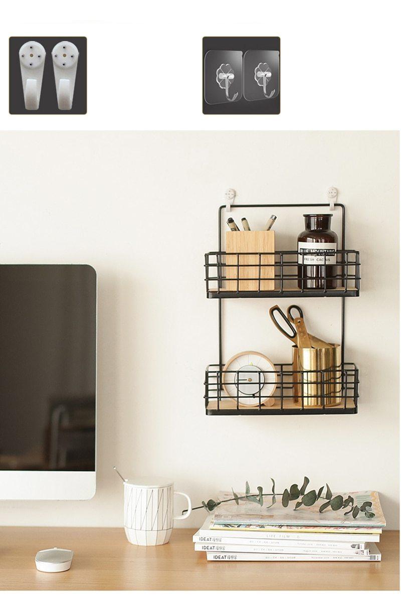 Iron & Wood Storage Rack - Nordic Side - 