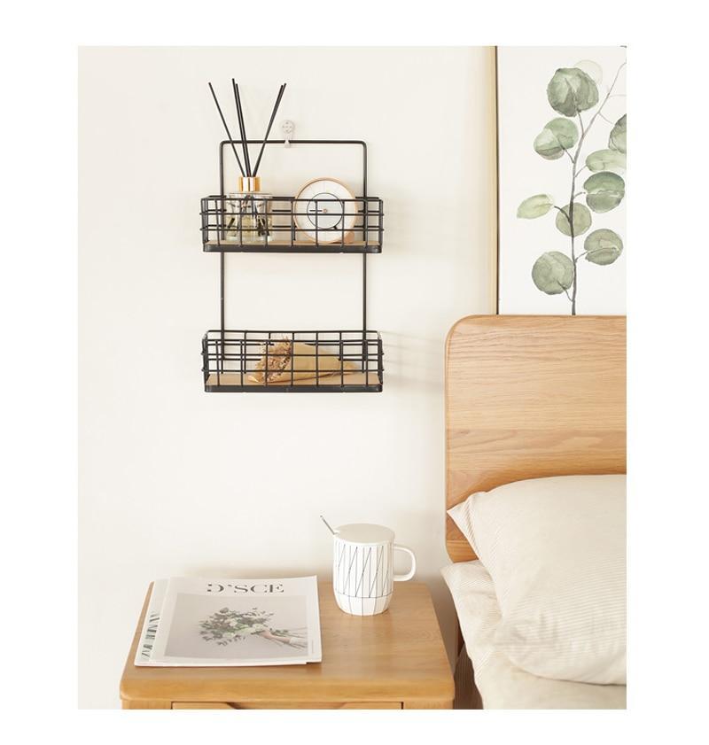 Iron & Wood Storage Rack - Nordic Side - 