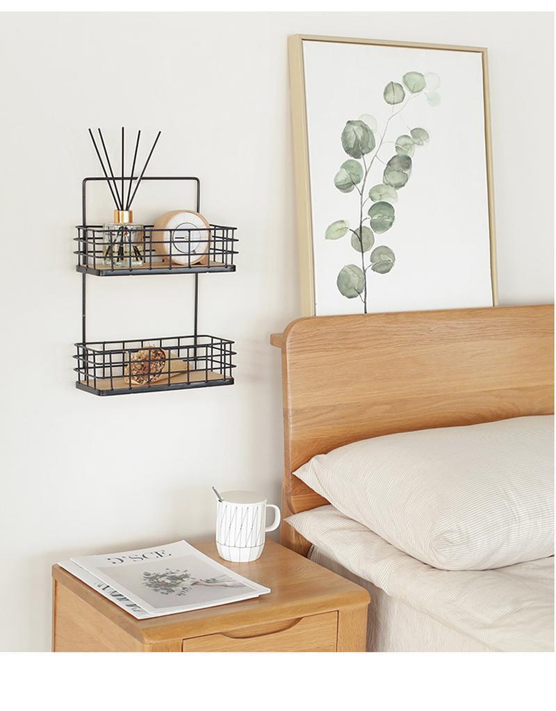 Iron & Wood Storage Rack - Nordic Side - 