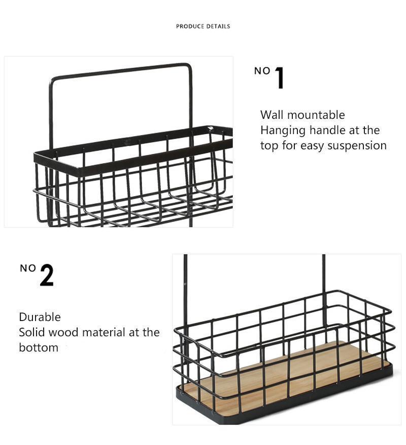 Iron & Wood Storage Rack - Nordic Side - 