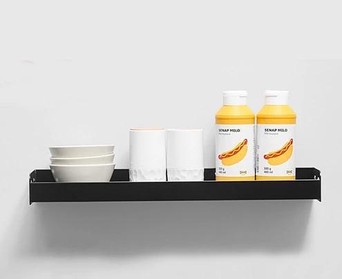 Decima - Modern Aluminum Kitchen Shelf - Nordic Side - modern-pieces