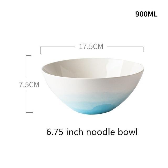 Gradient Blue Tableware - Nordic Side - 