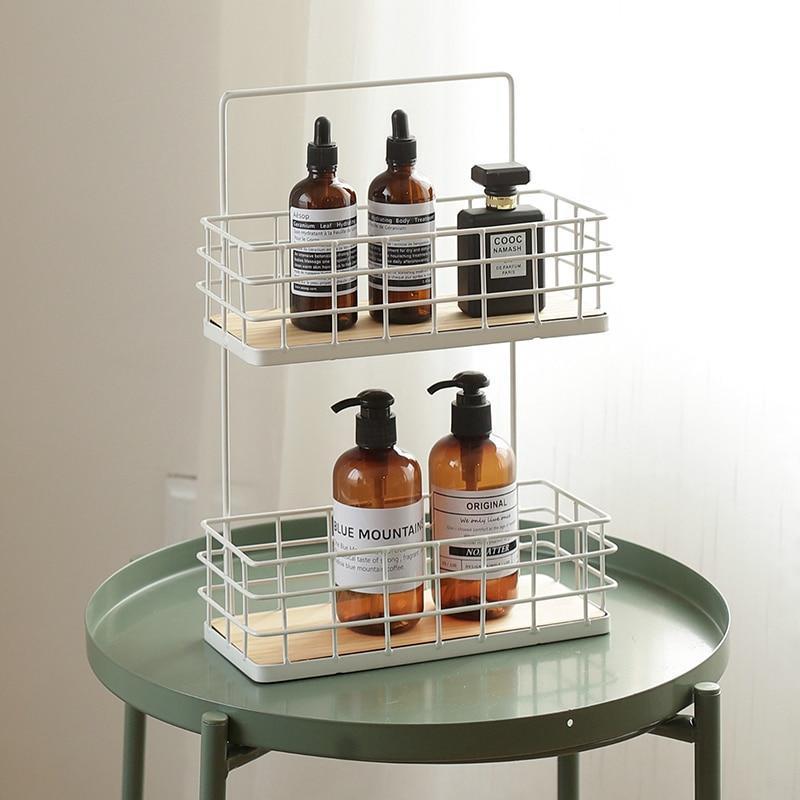 Iron & Wood Storage Rack - Nordic Side - 