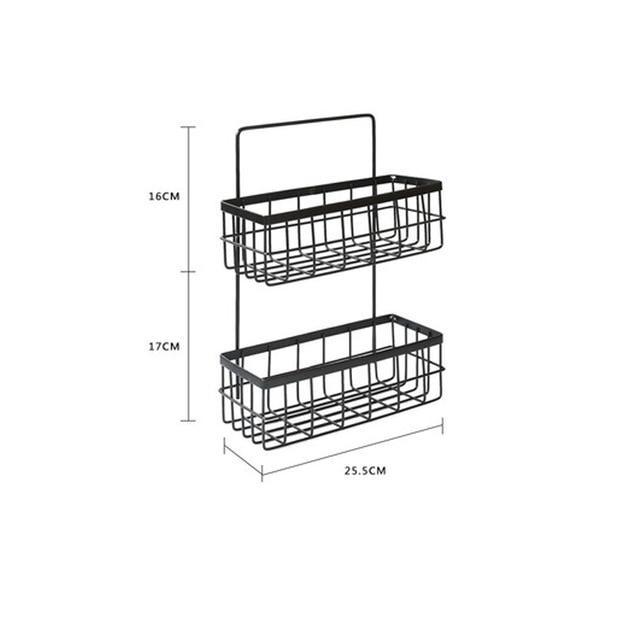 Iron & Wood Storage Rack - Nordic Side - 