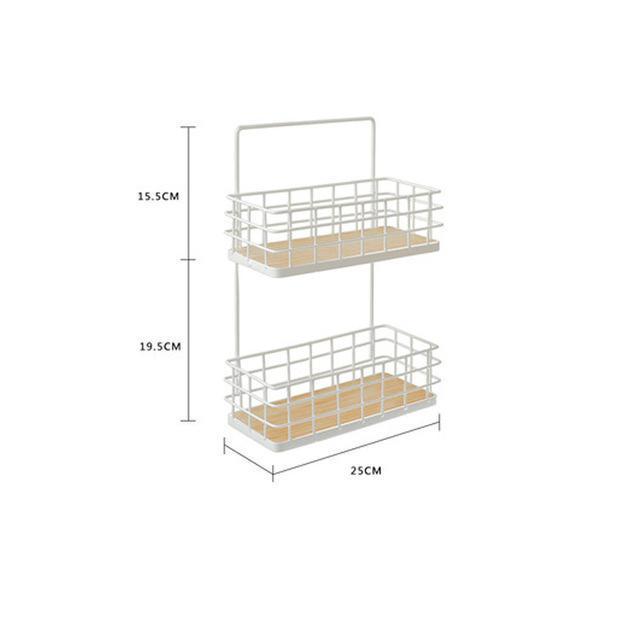 Iron & Wood Storage Rack - Nordic Side - 