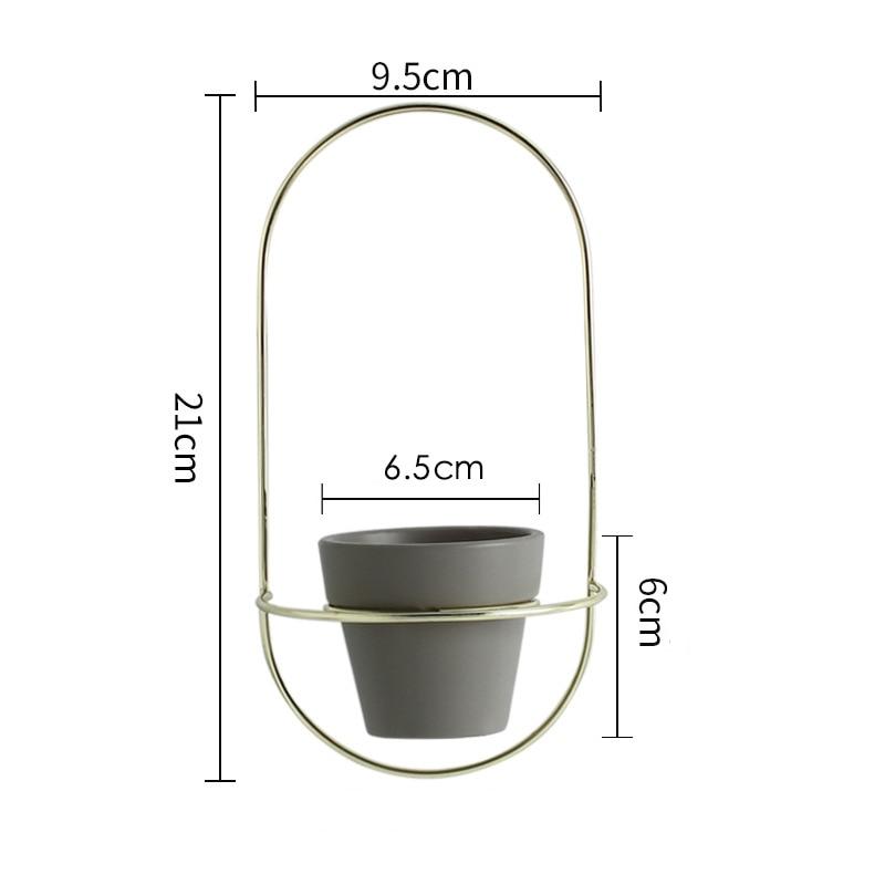 Esma - Rounded Wall Planter - Nordic Side - 09-27, feed-cl1-planters, modern, modern-nordic, modern-pieces, modern-planter-collection, nordic, planter