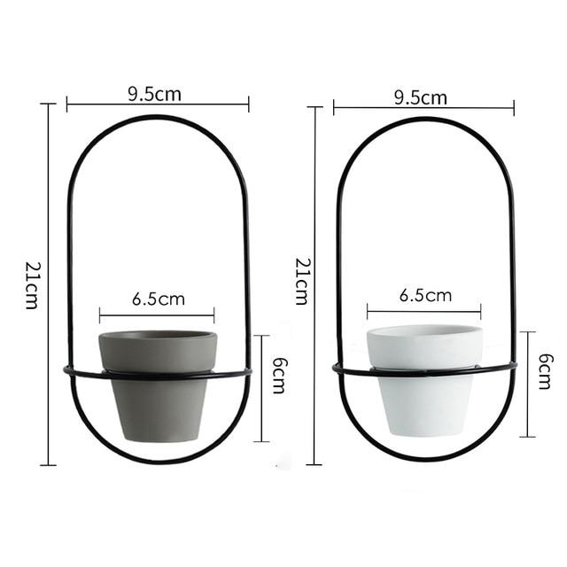 Esma - Rounded Wall Planter - Nordic Side - 09-27, feed-cl1-planters, modern, modern-nordic, modern-pieces, modern-planter-collection, nordic, planter