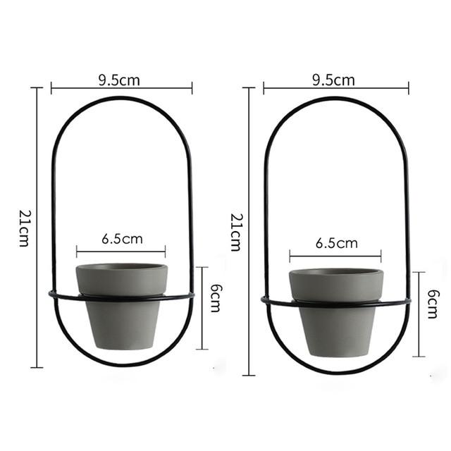 Esma - Rounded Wall Planter - Nordic Side - 09-27, feed-cl1-planters, modern, modern-nordic, modern-pieces, modern-planter-collection, nordic, planter