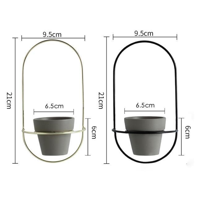 Esma - Rounded Wall Planter - Nordic Side - 09-27, feed-cl1-planters, modern, modern-nordic, modern-pieces, modern-planter-collection, nordic, planter