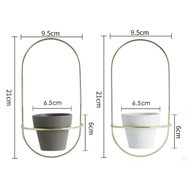 Esma - Rounded Wall Planter - Nordic Side - 09-27, feed-cl1-planters, modern, modern-nordic, modern-pieces, modern-planter-collection, nordic, planter