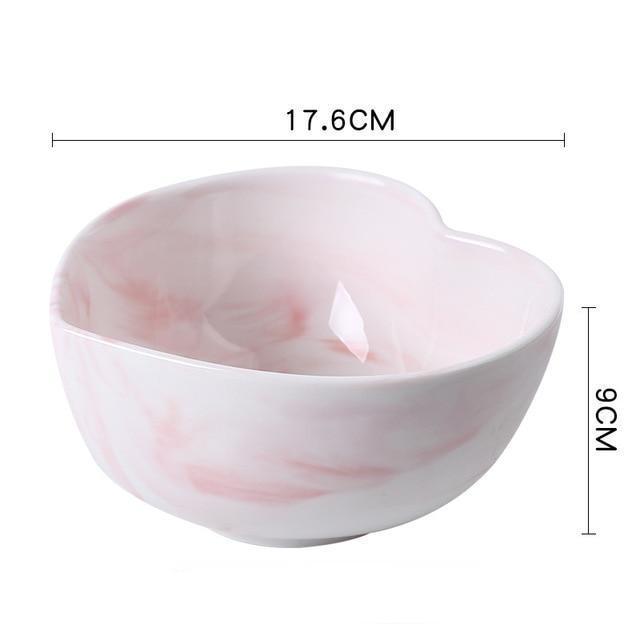 Marble Heart Dinnerware - Nordic Side - 