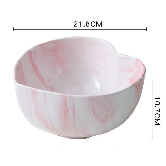 Marble Heart Dinnerware - Nordic Side - 