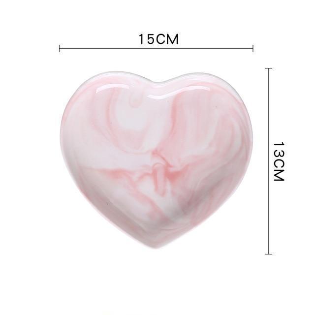 Marble Heart Dinnerware - Nordic Side - 