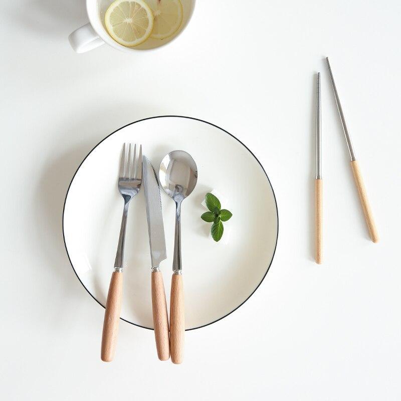 Steel & Wood Cutlery - Nordic Side - 