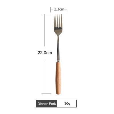 Steel & Wood Cutlery - Nordic Side - 