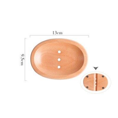 Natural Walnut Soap Plate - Nordic Side - 