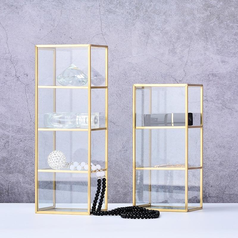 Glass Organiser with Gold Rim - Nordic Side - 