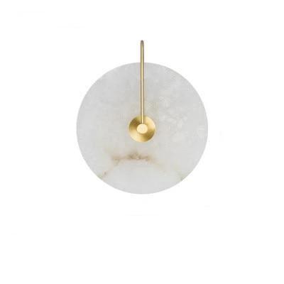 Lalula - Marble Circular Wall Lamp - Nordic Side - 07-29, bathroom-collection, best-selling-lights, circular-lamp, feed-cl0-over-80-dollars, lamp, light, lighting, lighting-tag, modern-lighti