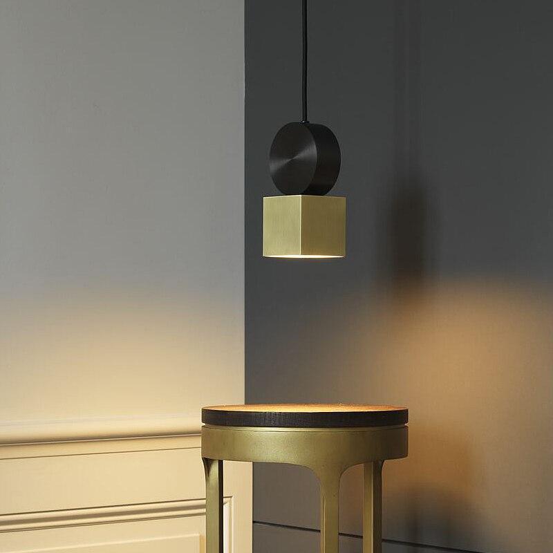 Bronze Geometric Pendant Ligth - Nordic Side - 