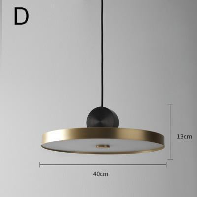 Bronze Geometric Pendant Ligth - Nordic Side - 