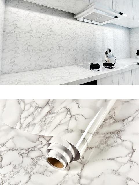 Marble Pattern Self-Adhesive Vinyl Wallpaper - Nordic Side - 02-05, modern-pieces