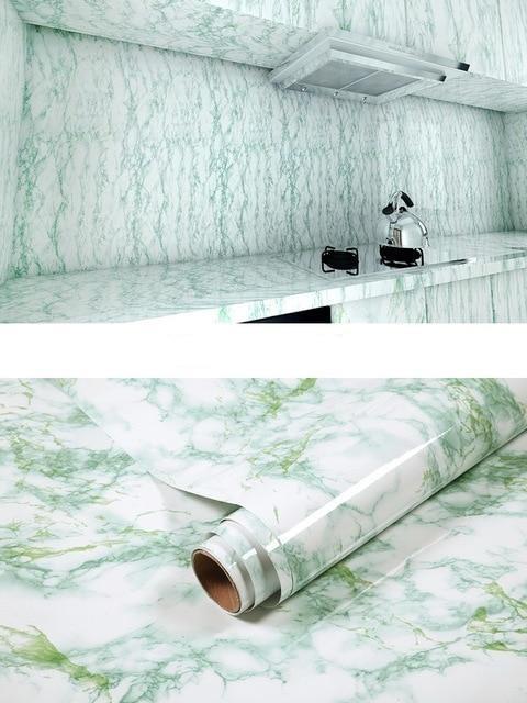 Marble Pattern Self-Adhesive Vinyl Wallpaper - Nordic Side - 02-05, modern-pieces