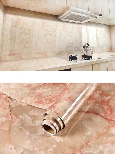 Marble Pattern Self-Adhesive Vinyl Wallpaper - Nordic Side - 02-05, modern-pieces