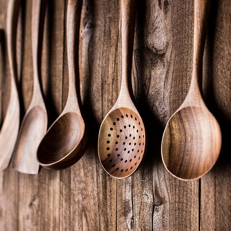 Teak Wood Utensils - Nordic Side - 