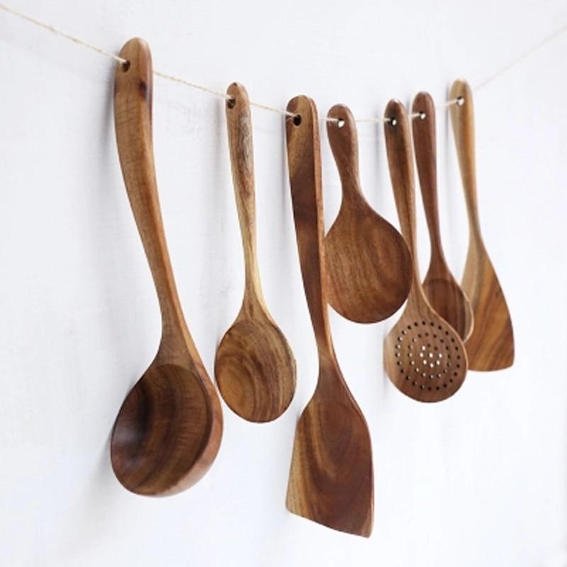 Teak Wood Utensils - Nordic Side - 