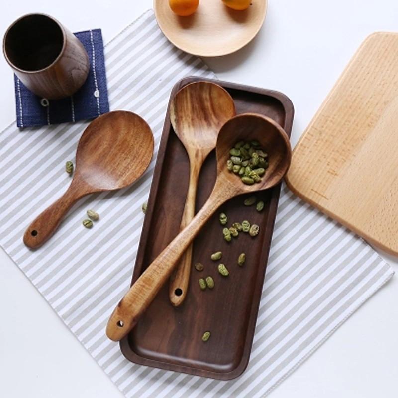 Teak Wood Utensils - Nordic Side - 