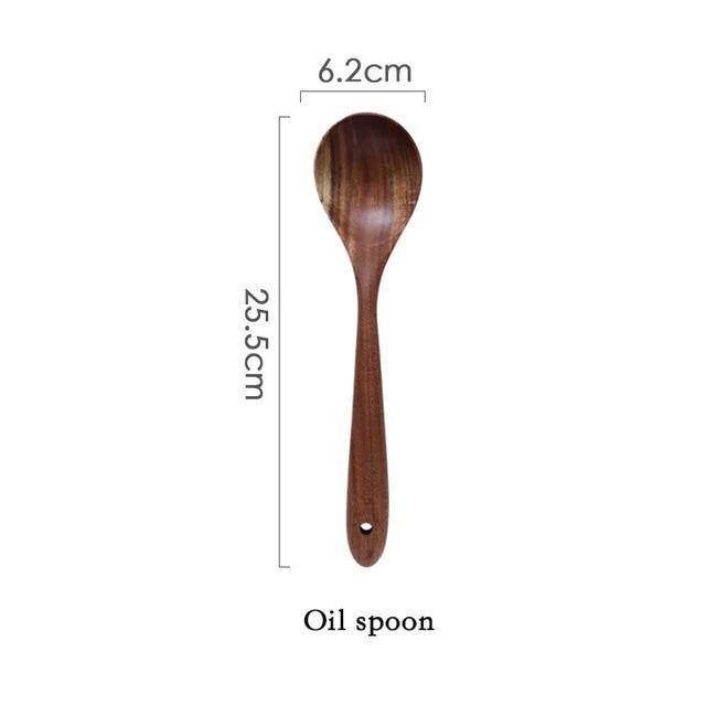 Teak Wood Utensils - Nordic Side - 