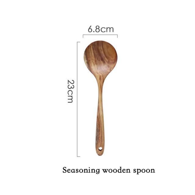 Teak Wood Utensils - Nordic Side - 