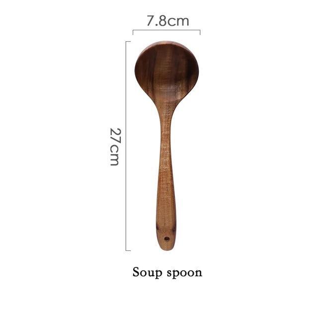 Teak Wood Utensils - Nordic Side - 