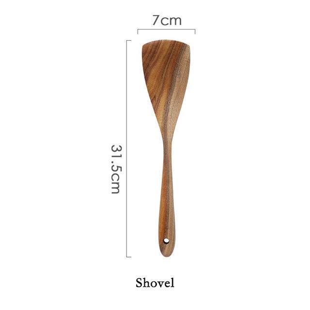 Teak Wood Utensils - Nordic Side - 