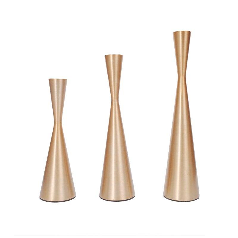 Valinhos Golden Metal Candlesticks - Valinhos Collection