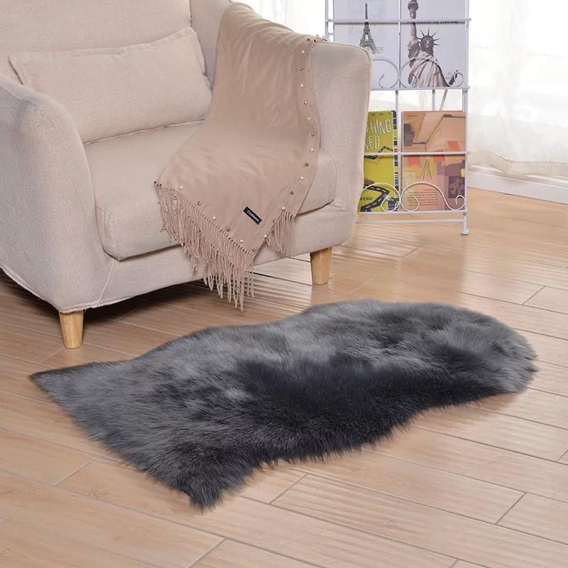 Luxury Soft SheepSkin Fluffy Chair Cover & Carpet - Nordic Side - 