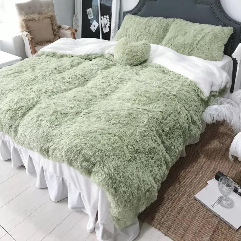 Luxury Fluffy 4 Pieces Bedding Set - Nordic Side - 