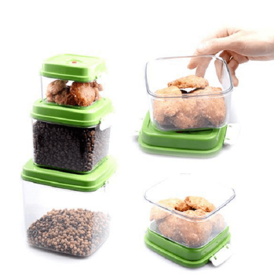 Vacuum storage box (3 Pcs) - Nordic Side - Cooking, Cool, Cool Invention, Kitchen Appliances