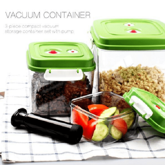 Vacuum storage box (3 Pcs) - Nordic Side - Cooking, Cool, Cool Invention, Kitchen Appliances