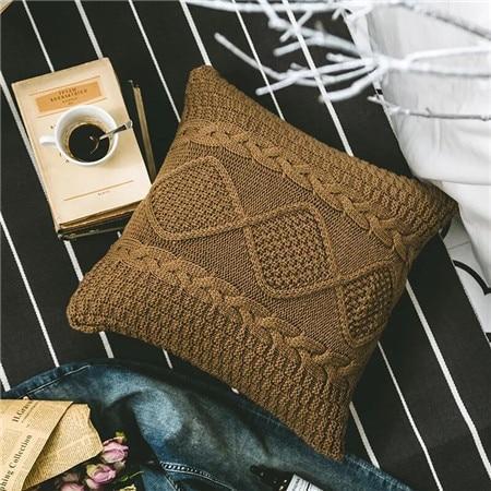 Nordic Style Knitted Cushion Cover - Nordic Side - 