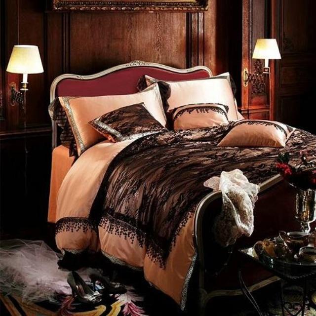 Akello - Majestic Lace Duvet Cover Set - Nordic Side - BED, Bed & Bath, BEDDING