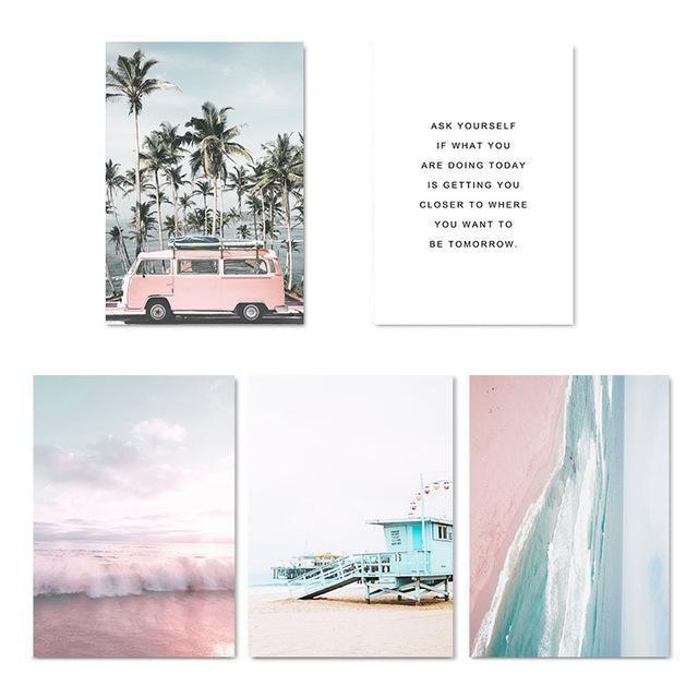 Cotton Candy Cali Prints - Nordic Side - Art + Prints, not-hanger