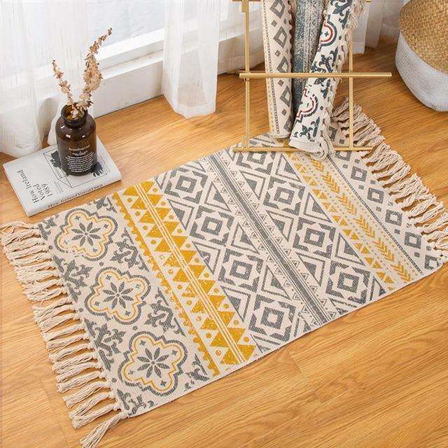 Retro Bohemian Tassel Carpet - Nordic Side - 