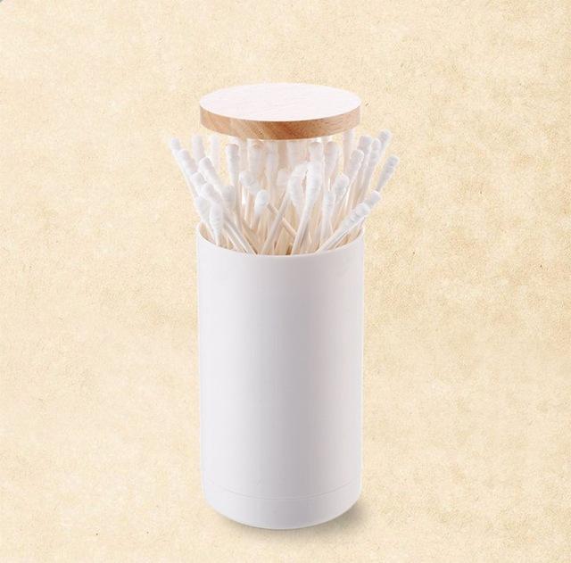 Automatic Wooden Toothpick Holder - Nordic Side - 