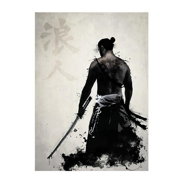 Japanese Samurai Canvas Print