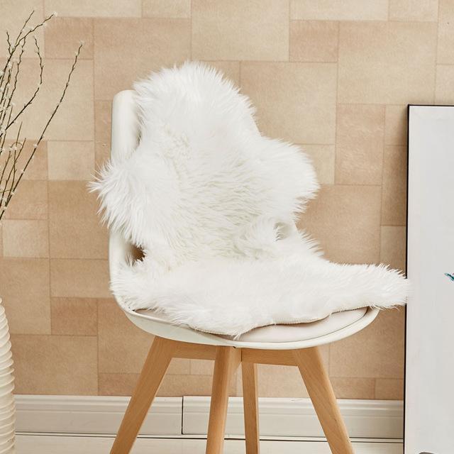 Sheepskin Chair Throw - Nordic Side - Bedroom, Decor, Living Room, new, not-hanger