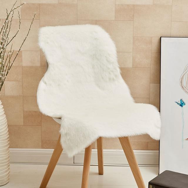 Sheepskin Chair Throw - Nordic Side - Bedroom, Decor, Living Room, new, not-hanger