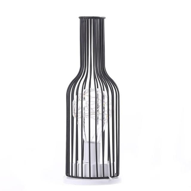 Antoinette - Decorative Wine Bottle Table Lamp - Nordic Side - LIGHTING