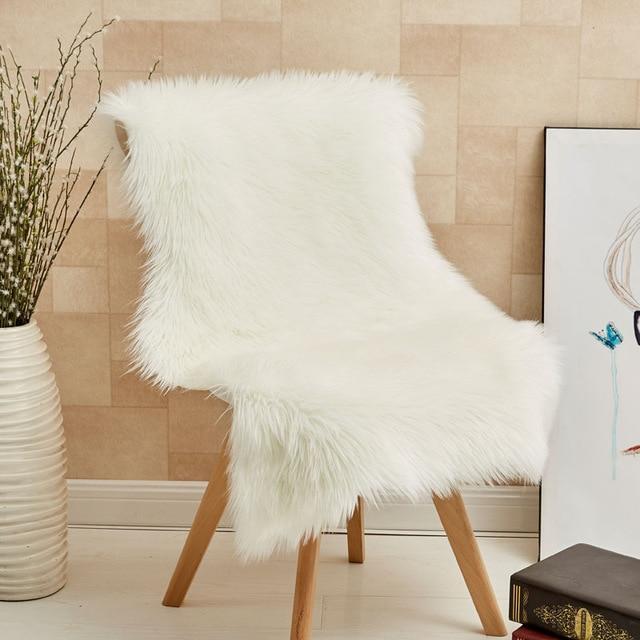 Sheepskin Chair Throw - Nordic Side - Bedroom, Decor, Living Room, new, not-hanger