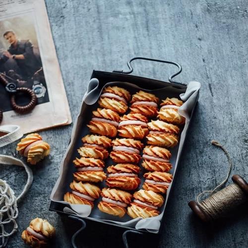 Retro Rustic Metal Serving Trays